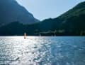The early bird catches the worm - just like at Lake Garda, you have to get up early at Cavazzo to catch the gliding wind