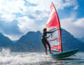 Taking a running start across the lake and then pulling into the jibe - that's classic freeriding - and sails like the GA Matrix are among the prototypes of these virtues.