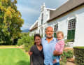Jasmin, Ralf and daughter Leni feel at home in Cape Town.