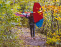 Freestyle on land .... Sometimes the way to the water is a little longer...