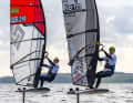 Benedikt Emser is behind Tycho Smits after the opening round
