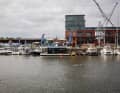 Start, Ziel und Event-Zentrum war die Marina The Newport