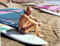 Heiner war bereits Mitte 40, als er mit dem Surfen begann.