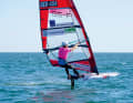 In the foil slalom discipline, front wings of less than 600 square centimetres are now the order of the day - super fast, but not suitable for beginners.