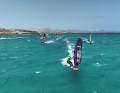Dynamics, speed, battle, drama - a drone is the perfect way to broadcast slalom races, like here in Fuerteventura.