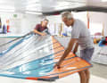 GunSails sail developer and designer Renato Morlotti and chief tester Philippe Vigneron have been working closely together for over 20 years.