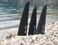 Carbon tuning: Carbon fins are thin, flex and twist in a defined way and are available in many variations. We have focussed on the fundamental difference.