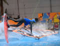 Windsurfing action in Hall 17