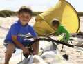 Practice makes perfect: brothers Leon and Marlon have been surfing together from an early age.
