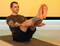Yoga exercise The boat