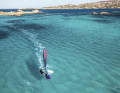 Auch mal ohne Wettkampf-Stress locker dahincruisen –  Worldcupper Sebastian Kornun in Sardinien