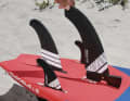Über das Finnen-Set-up lassen sich Freemoveboards in beide Richtungen trimmen – für den Flachwassergebrauch oder mäßige Wellen.