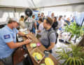 You will find legend Björn Dunkerbeck again at the surf magazine tent...
