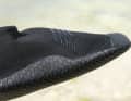 The soft sock also gives the foot little support to the side and forwards on the board.