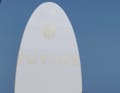 ...with only a slight V-shape in the hull