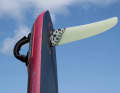 The robust G10 Ride
fin is housed in a 
Tuttle box: foil-ready.