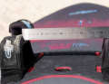The rear loops are relatively close together, so you can thread the needle without looking