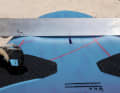 The deck is lowered by about 15 millimetres in the area of the mast track...
