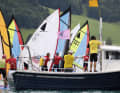 All-rounder Bratsch: Also on duty as race director on board the boat.