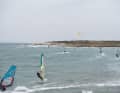 Istria also often gets the brunt of the bora - here at the Liznjan spot