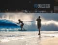 The wave at O2 Surftown quickly weeds out the truly talented surfers.