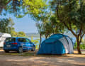 Camping Rapoca in Nerezine is very close to the water