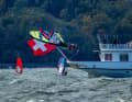 "Many people underestimate the windsurfing conditions that the Swiss lakes sometimes offer," says Balz Müller.