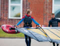 Das Speedboard ist gerade einmal 40 Zentimeter breit