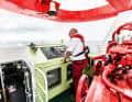 In storms and waves, the missions are not without danger for the crew either.
