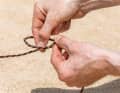 3. reach through the loop ...