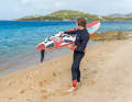 If your arms are too short, you can also hold the board by the front loop ...