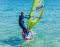 ...the mast tilts away to leeward, the body comes into a template...
