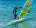 As a result, the sail slowly folds forwards over the bow