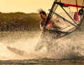The pink JAKLAR sticker can be found on the sails of some professionals. Here with world champion Adrien Bosson.