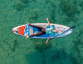 The iSUP is the better floating island for this...