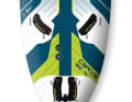 For comparison: windsurf boards with a foil option have a narrower tail - this makes it more difficult to control the foil compared to pure foil boards