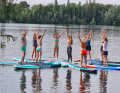 SUP yoga has long been part of the club's programme.