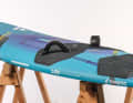 The volume is evenly distributed over the length of the board.