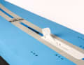 The folding centreboard can be folded in and out with the large knob using your foot while driving.