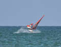 Maaike Huvermann dominated the light wind on the Finn.