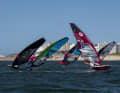 In the first three races off Borkum, foils were the order of the day in light winds