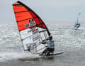 Switzerland's Heidi Ulrich set a new world record over the nautical mile at the Prince of Speed. Photo: Nicole Schäfer