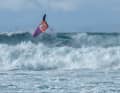 Morgan Noireaux slammed a massive goiter into the waves - top score!