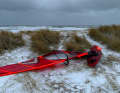 While Denmark was drowning in snow, Hanstholm shone with picture-book conditions