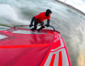 Thickly wrapped up and wearing masks, we went out on the water at the turn of the year
