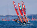 At the Youth & Junior World Championship off Brest, numerous races were held again yesterday...
