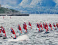 Yesterday there were five races for the women and three for the men off Sicily