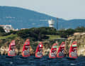 The European iQFOiL Championship kicked off yesterday off Portimao