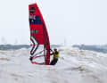 Extreme conditions on the penultimate day of the iQFOiL Games in Cadiz