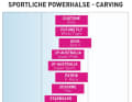 Sportliche Powerhalse - Carving